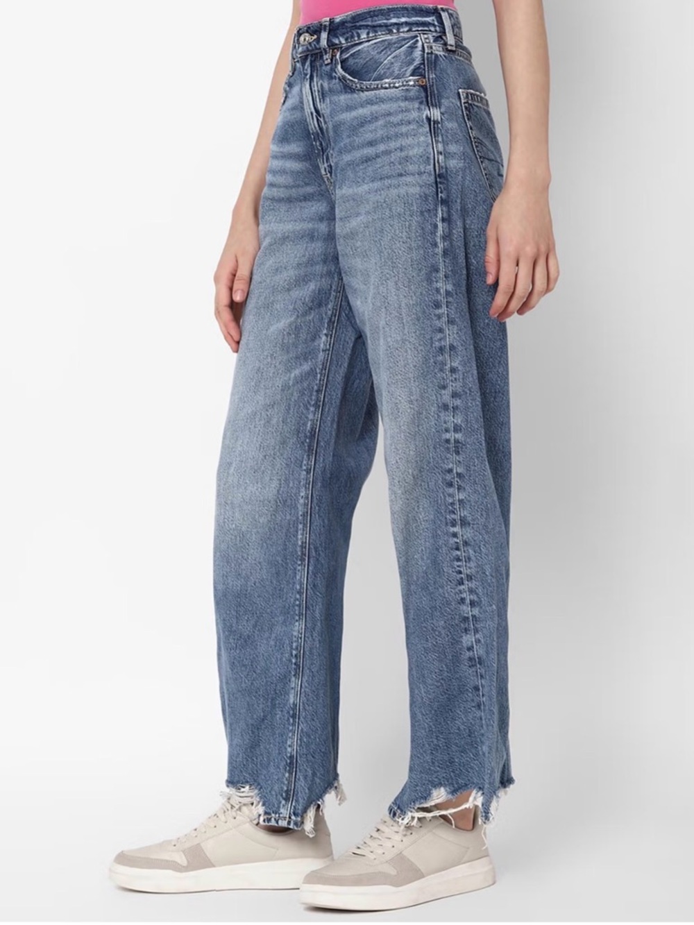 American Eagle Super High Rise Baggy Wide Leg Jeans